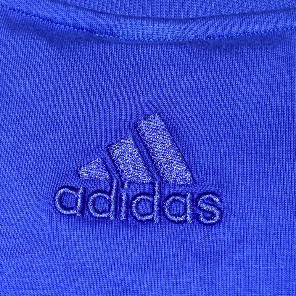 BRAND NEW!! Adidas Blue T-Shirt size medium - Picture 2 of 5